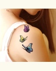 (Min zamówić $0.5) wodoodporna tymczasowy tatuaż tatuaż henną fałszywe flash tatuaż naklejki tatto Taty Kolorowe lotus SYA022