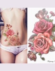Uroda 1 piece tworzą Fałszywy tymczasowe tatuaże naklejki rose kwiaty ramię ramię tatuaż wodoodporna kobiety big flash tatuaż na