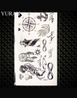 Geometria Kot Ełk Wilk Tymczasowe Tattoo Kobiety Ciała Arm Transferu Wody Tatuaż Mężczyźni Makijaż Tatto Naklejki Bransoletka De