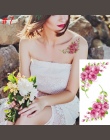 1 pc Nowy Wymienny Mody Kobiety Lady 3D Kwiaty Wodoodporna Tymczasowe Tattoo Naklejki Uroda Body Art Łatwe Zużycie I Łatwe czyst
