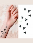 Wodoodporna Tymczasowa Naklejka Tatuaż latać ptaki syrenka sowa deer mandala naklejki flash tatoo tatto fałszywe tatuaże dla kob