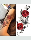 1 sztuk Akwarela Kwiat Tymczasowe Tatuaż Ciało tak Piękny, może być używany na Ramię, uda, lub Z Tyłu Ciała decor