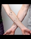 Wodoodporna Tymczasowe Tattoo naklejka na uszu finger muzyka uwaga ptaków gwiazd linii streak henna tatto flash tatoo fałszywy d
