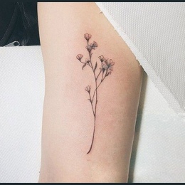 Wodoodporna Tymczasowa Naklejka Tatuaż sexy dziecka oddech tatuaż kwiat kwiat ptaki pistolet pióro fałszywe flash tatuaż Transfe