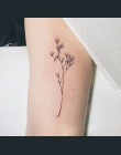 Wodoodporna Tymczasowa Naklejka Tatuaż sexy dziecka oddech tatuaż kwiat kwiat ptaki pistolet pióro fałszywe flash tatuaż Transfe