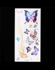 12 Projekt 1 pc Złota Tymczasowe Flash Metal Tatuaż Naklejka Beauty Butterfly Feather Miłość Kobiety Henna DIY Tatuaże Wodoodpor