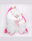 56 cm 40 cm 18 cm 15 cm Fluffy Unicorn Pluszowe Zabawki Miękkie Nadziewane Zwierząt Unicorn Plush Lalki Juguetes de Peluches Beb
