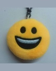 Śmieszne emoji cartoon twarzy QQ mini lalki pluszowe zabawki brelok breloczek śliczne miękkie nadziewane okrągły uśmiech brelok 