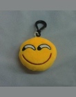 Śmieszne emoji cartoon twarzy QQ mini lalki pluszowe zabawki brelok breloczek śliczne miękkie nadziewane okrągły uśmiech brelok 