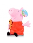 Oryginalne 19 cm peppa pig Cute cartoon peppa George mama tata Miękkie Pluszowe wypchane Lalki zabawki dla dzieci prezenty