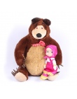 Rosyjski Musical Masza Lalki & Bear Pluszowe Zabawki i Marka Edukacyjne Dla Chłopców Dziewczyny Urodziny Boże Narodzenie Nowy Ro