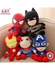 Gorący Śliczne 30 cm Q stylu Spider-man Kapitan Ameryka Wypchane zabawki Super hero Avengers Batman miękkie pluszowe pluszowe pr