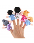 6 sztuk/partia Palec Rodzina Puppets Zestaw Mini Pluszowa Zabawka Dla Dziecka Chłopcy Dziewczyny Finger Puppets Edukacyjne Story