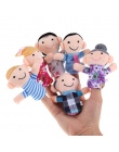 Hot! 6 Sztuk/partia fantoches de dedo Rodzina Finger Puppets Cloth Doll Ręcznie Edukacyjne Dla Dzieci Toy Story Kid Darmowa Wysy