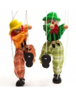 2018 Nowy Funny Toy Pull String Marionette Clown Lalek Drewniane Zabawki Wspólne Aktywności Lalki Rocznika prezenty