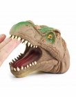 Wiben Miękkie Winylu PCV Sylwetka Zabawki Dinozaur Pacynka Zwierząt Szef Pacynka Rękawice Dzieci Zabawki Modelu Prezent