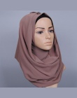 Kobiety zwykły bubble szyfon szalik hidżab wrap szale printe jednolity kolor pałąk popularne muzułmańskie chusty hidżabu/szalik 
