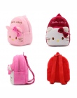 1-3 lat Dziecko Pluszowy Plecak Cute Cartoon Różowa Róża Wino Czerwone Hello Kitty Cat Pluszowe Torby Soft Toy torba dla dzieci 