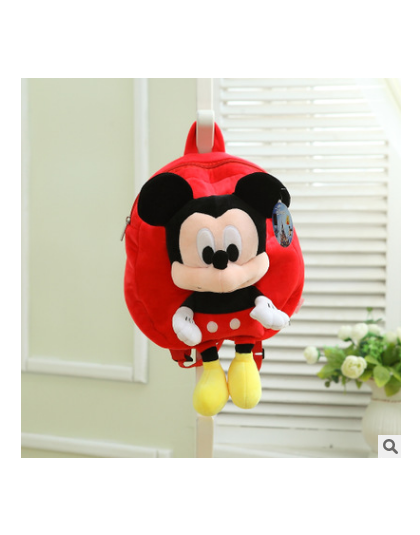 1 sztuk 28*26 cm Najlepsza Jakość Mickey I Minnie Plecak Piękny Plush Rzeczy Tornister Dla Dzieci