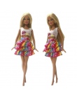 NK 2018 Najnowszy Lalka Strój Piękne Handmade Party ClothesTop Moda Sukienka Dla Barbie Noble Doll Najlepszy Dziecko Girls'Gift