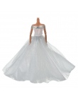 7 Kolory Elegancki Lato Odzież księżniczka Suknia ślubna Suknia Dla lalka Barbie Handmake Beaty Lalki Party Dress