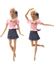 NK Jeden Zestaw Najnowszy Lalka Strój Piękne Handmade Party ClothesTop Moda Sukienka Dla Barbie Noble Doll Najlepszy Dziecko Gir