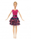 NK 6 Zestaw/partia Gorący Bubel Lalki Stroje Top Dress Party suknia Ubrania Dla lalek Barbie Doll Zabawki Dla Dzieci Najlepsze P