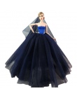 NK Doll Dress High quality Handmade Długi Ogon Suknia Wieczorowa Ubrania Koronki Suknia Ślubna + Veil Dla Lalka Barbie Najlepiej
