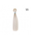 1 sztuk Włosy Refires Bjd Włosów 15 cm * 100 cm Kolorowe Długie Proste Wig Włosów Dla 1/3 1/4 BJD diy