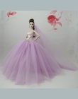 Sukienka + Welon/Różowy Lace Dress Party Wieczór Suknia Bubble spódnica Odzież Outfit Akcesoria Do 1/6 BJD Xinyi FR ST Lalka Bar