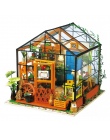 DIY Doll House Miniaturowy Domek Dla Lalek Z Meble Handmade Casa Model Dom Dla Lalek Zabawki Dla Dzieci Prezent Urodzinowy DG104
