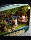 Box Theatre DIY Model Doll House Miniatury Meble Drewniane Miniaturowe Dollhouse Miniatures Zabawki Dla dzieci Wsi Notatki