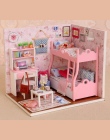 Handmade Doll House Meble Miniatura Diy Doll Dollhouse Miniaturowe Domy Drewniane Zabawki Dla Dzieci Dorośli Prezent Urodzinowy 