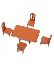 DIY Meble Miniatura Miniatury Meble Stoły Krzesła Zestawy Dla Mini Domek dla Lalek Zabawki Prezenty Dla Dzieci Dorosłych