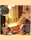 CUTEBEE DIY Doll House Miniaturowy Domek Dla Lalek Z Mebli Drewniany Dom Miniaturas Zabawki Dla Dzieci Nowy Rok Christmas Gift M