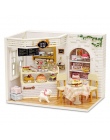 DIY Doll House Miniatura z Meble Kurz Pokrywa Drewniany Domek Dla Lalek Miniaturas Zabawki dla Dzieci Christmas Gift Nowy H15
