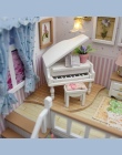 CUTEBEE Doll House Miniatura DIY Dollhouse W Meble Drewniany Dom Gwiazdy Niebo Zabawki Dla Dzieci Prezent Urodzinowy M026
