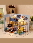 Mini Domek dla Lalek Dla Dzieci Zabawki Drewniane Meble Miniatura Diy Domów Lalek Miniaturowe Drewniane Zabawki Na Prezent Urodz