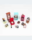 Robotime DIY Sam's Badania Pokoju z Mebli Dorosłych Dzieci Miniaturowe Drewniany Dom dla Lalek Modelu Budynku Zestawy Domek Dla 