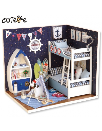 Doll house meble miniatura diy domów lalek miniaturowe dollhouse ręcznie drewniane zabawki dla dzieci prezent urodzinowy H011