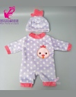 43 cm Zapf lalki Baby born ubrania kreskówki zestaw dla 18 cal american girl doll cute zwierząt ubrania