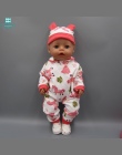 Ubrania dla lalek pasuje 43-45 cm American girl Baby Born zapf lalki Różowy Sukienka Kapelusz Siamese Ubrania