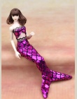 Ręcznie robione Lalki Partyjna Suknia ślubna Spódnica Moda Ubrania Dla lalek Barbie Lalka Prawdziwa Syrenka Ogon Sukni Dziecko Z