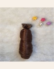 15*100 cm Rozszerzenie Lalki Peruki Naturalny Kolor Kręcone Doll Włosów dla Lalki Peruki Akcesoria Rosyjski Handmade Ubrania Lal