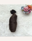 15*100 cm Rozszerzenie Lalki Peruki Naturalny Kolor Kręcone Doll Włosów dla Lalki Peruki Akcesoria Rosyjski Handmade Ubrania Lal