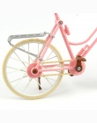 LeadingStar Wysokiej Jakości Piękne Rowerów Moda Odpinany Różowy Rower z Brown Plastikowe Kask dla Lalek Barbie Akcesoria