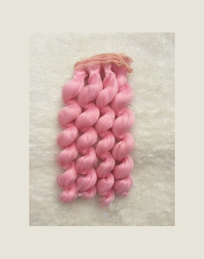15 cm Lalki peruki włosów dostępne dla BJD SD Ye Luoli Chole lalki Peruki drutu Wysokiej temperatury włókna Włosów kręcone fala 