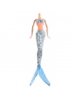 2 sztuk/zestaw Ręcznie Lalki Mermaid Tail Dress Zabawki Dla Dzieci Party Dress Suknia Spódnica Moda Ubrania Dla Lalka Barbie