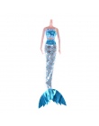 2 sztuk/zestaw Ręcznie Lalki Mermaid Tail Dress Zabawki Dla Dzieci Party Dress Suknia Spódnica Moda Ubrania Dla Lalka Barbie