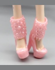 10 par/partia Mix style mix kolorów mody obcasy sandały buty dla lalek dla lalek Barbie strój sukienka jest bardzo Dużo, Xmas pr